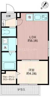 AJ南柏SouthIII【1階】の間取り