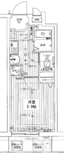 ランドマークシティ大阪城南【5階】の間取り