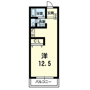リライズ九品寺【4階】の間取り