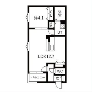 MS藤江【1階】の間取り