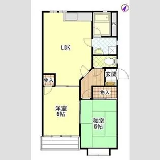 ストーン・リバー・シティ【2階】の間取り