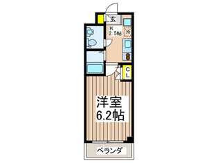 キャスル泉塚【1階】の間取り