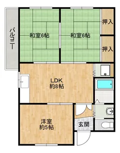 マンショングランディー【2階】の間取り