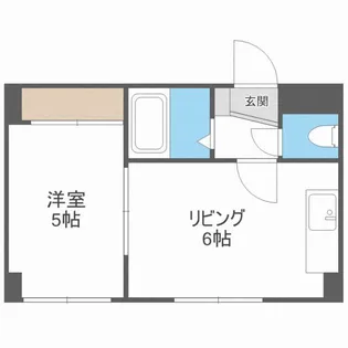 藤井ビル北14条【2階】の間取り