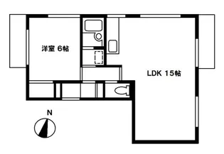 エビアン広尾【2階】の間取り