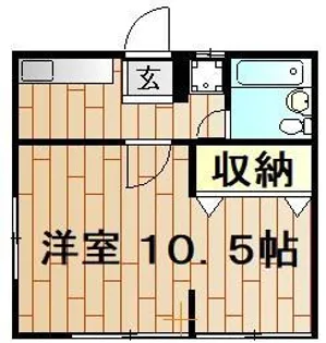 コーポ品川【2階】の間取り