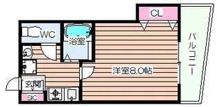 ヴィクトワール福島【4階】の間取り