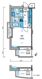 リヴシティ駒沢大学【12階】の間取り