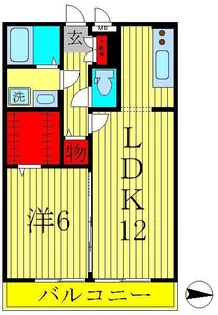 ブランシュール【1階】の間取り