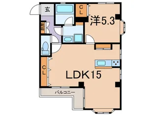 ベイグランデ品川【3階】の間取り
