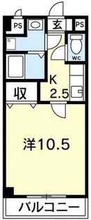 マリベールT-sky【3階】の間取り