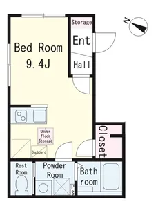 Blume麻布【1階】の間取り