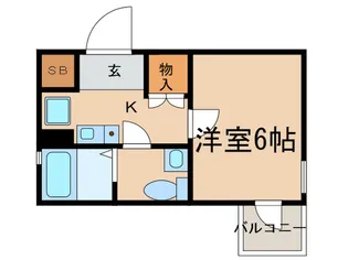 RX東寺【2階】の間取り