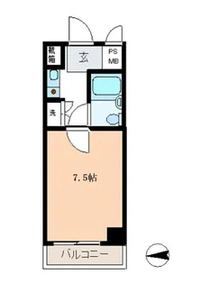 グローリア初穂新小岩【2階】の間取り
