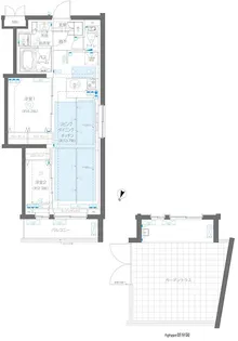 ZOOM蒲田EAST【1階】の間取り
