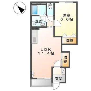 ウィンコート5【1階】の間取り