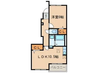 サンライツ伊賀【1階】の間取り