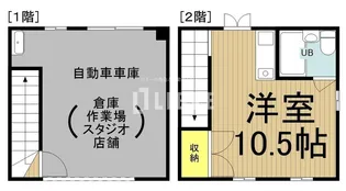 マーヴェラス立川【1階】の間取り