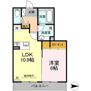 セジュールAsami305【3階】の間取り