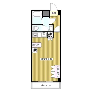第2サンマリノ田中【3階】の間取り