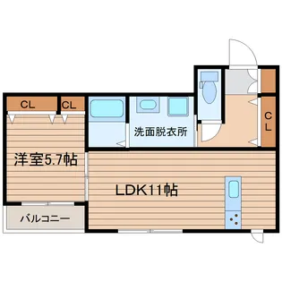 ヴェナード小田原【3階】の間取り