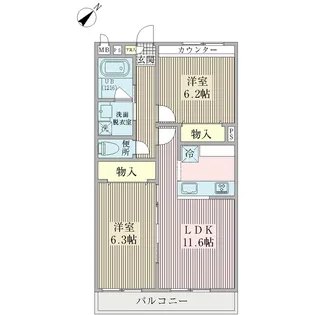 Piamo【3階】の間取り