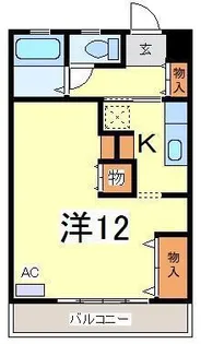 コンホルト不来方【2階】の間取り