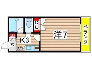 アヴニール祇園【3階】の間取り