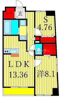 F・D VILLE【13階】の間取り