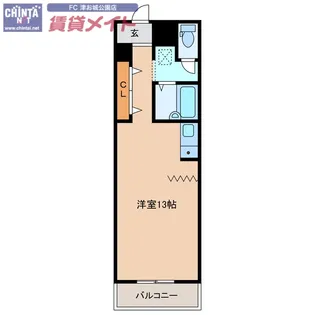カーサ新町【4階】の間取り