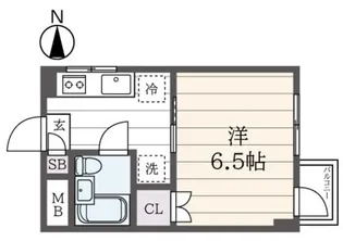 メゾンドール東白楽【3階】の間取り