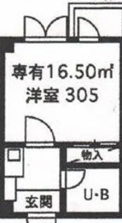 ニチエーインむさしの【3階】の間取り