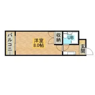 中沢CHG(シティハイツガーデン)【4階】の間取り