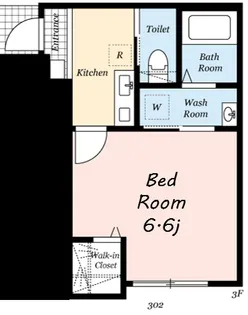 (仮称)ラクセス小田栄【3階】の間取り