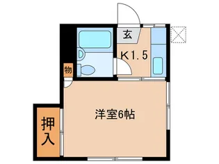 サンハイツ【2階】の間取り