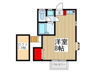ハイツアサミ【1階】の間取り