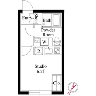 アバンティア初台【4階】の間取り