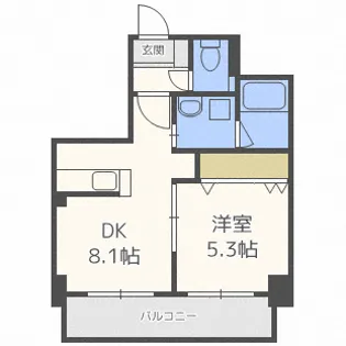 クラッセ北大前【11階】の間取り