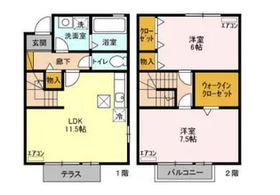 ロイヤルパレス C・Dの間取り