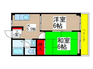 メゾンサエキ【2階】の間取り