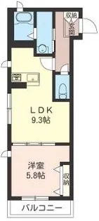 レークサイドフラット【2階】の間取り