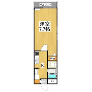 プラティーク・ONE【2階】の間取り