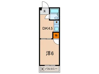 サンシャイン王子【4階】の間取り