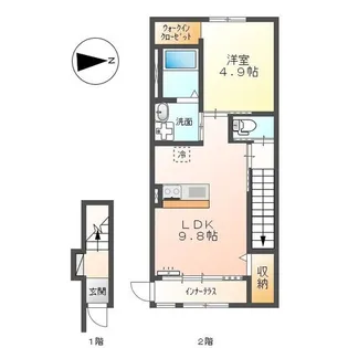 クリアM【2階】の間取り