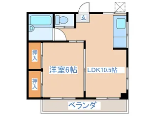 コ-ポ長田【3階】の間取り