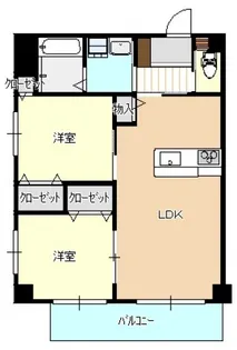S・K舟入【8階】の間取り