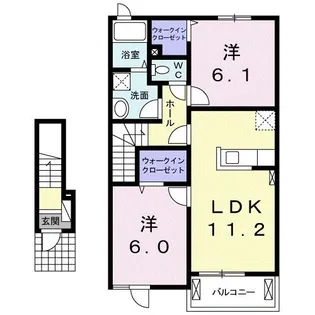 サンリットRIII【2階】の間取り