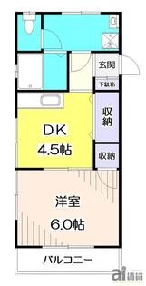 肥沼コーポ【1階】の間取り