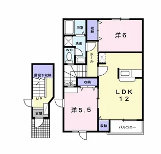 ブリリアントII【2階】の間取り