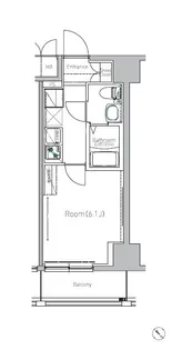 RELUXIA横濱鶴見【6階】の間取り
